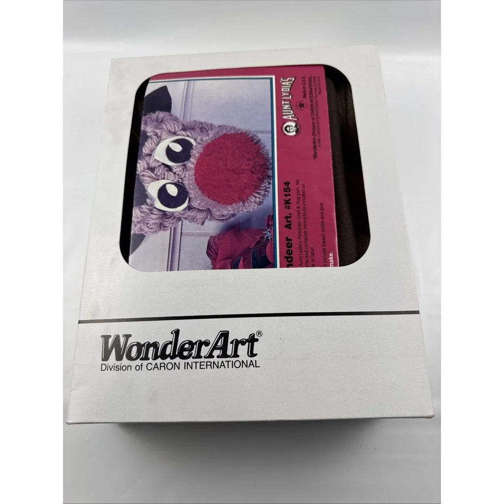 1991 WonderArt Aunt Lydia Christmas Reindeer Art Kit K154 USA New OPEN